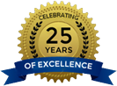 We are celebrating our 25th year of excellence.